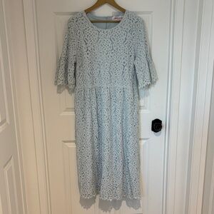 JessaKae Lace Dress in Soft Blue
